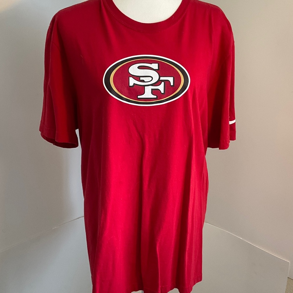 Nike Red Short Sleeve Tee - Patrick Willis